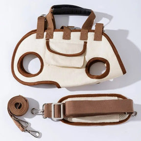 Elevated Pet Crossbody Carrier Backpack with Removable Strap – Voyo™