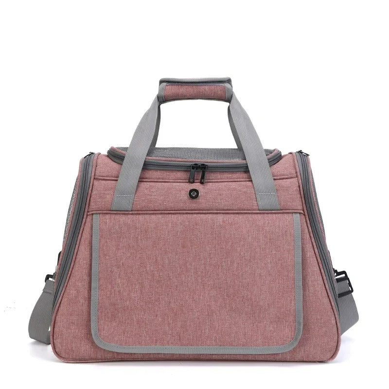 Foldable Pet Carrier Bag with Padded Shoulder Strap – Fenlo™