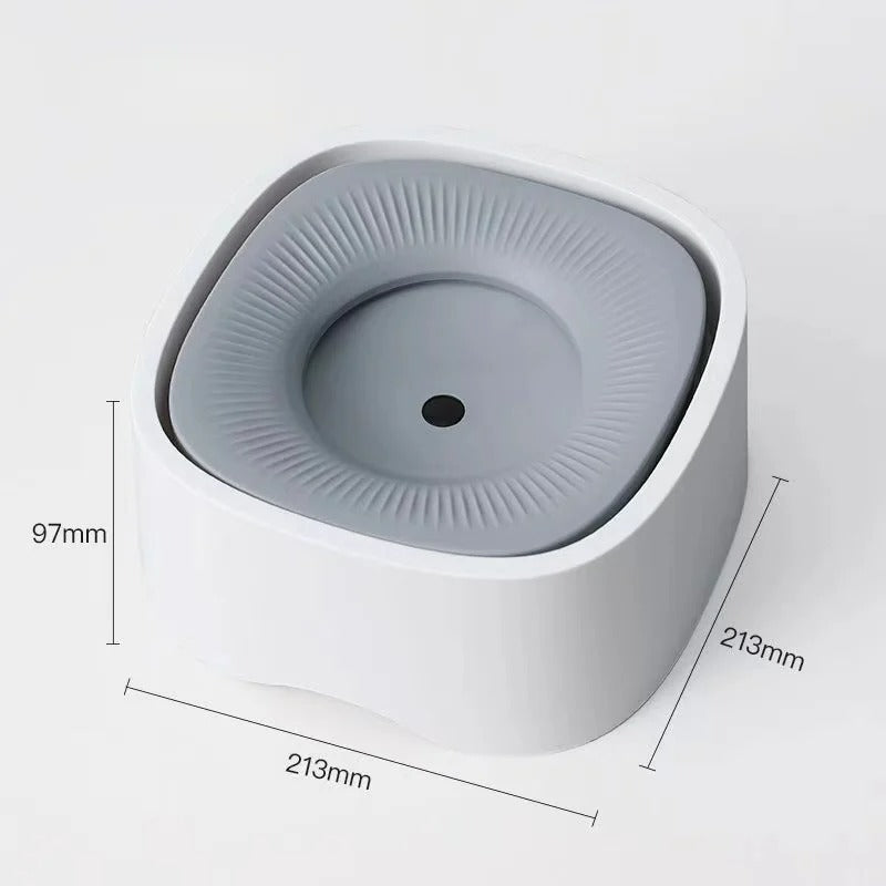 Floating Anti-Splash Pet Bowl – No-Spill Water Dish – Floatie™