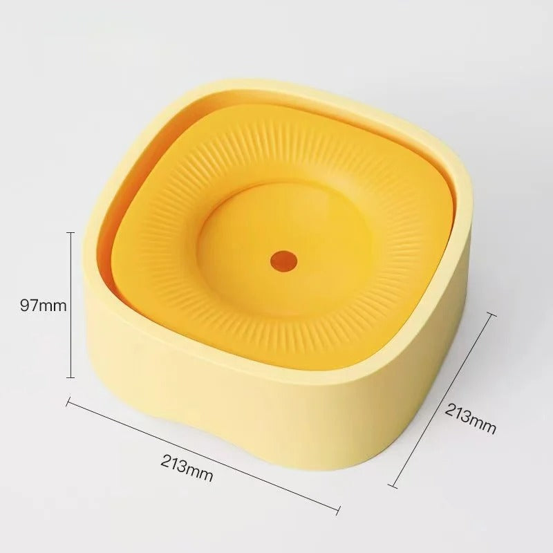 Floating Anti-Splash Pet Bowl – No-Spill Water Dish – Floatie™
