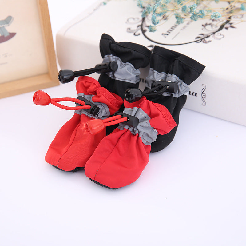 Waterproof Adjustable Pet Socks with Non-Slip Soles – Sockwick™