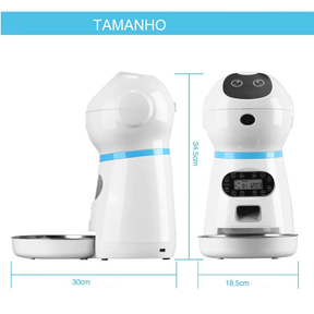 Smart Automatic Pet Feeder with Voice Recorder – Portiva™