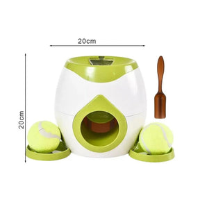 Automatic Ball Launcher & Treat-Dispensing Pet Toy – Flingo™