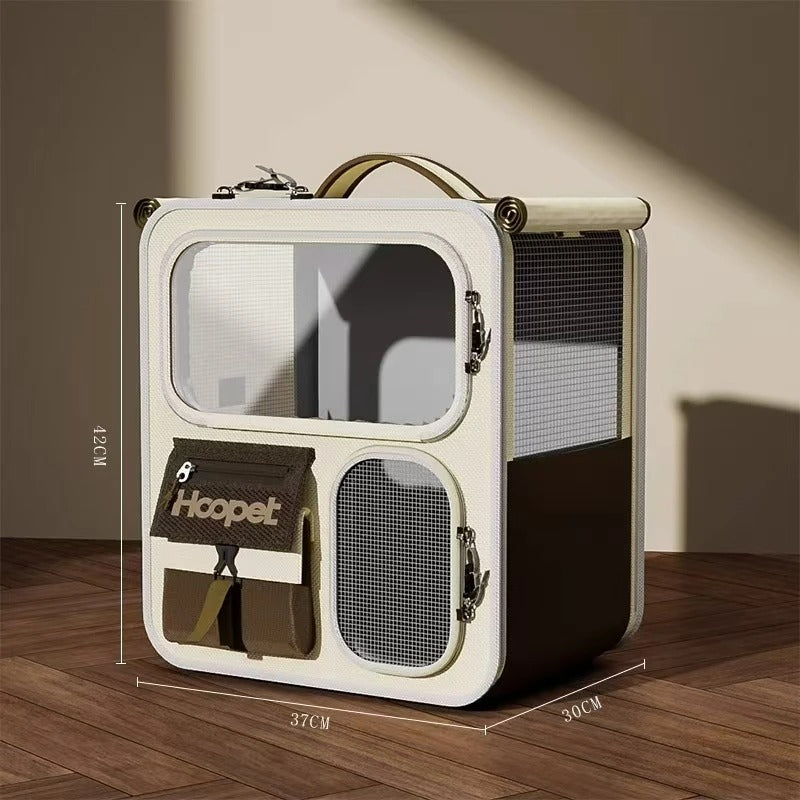 Rolling Pet Travel Carrier Case for Dogs & Cats – Oxford Fabric – Dravo™