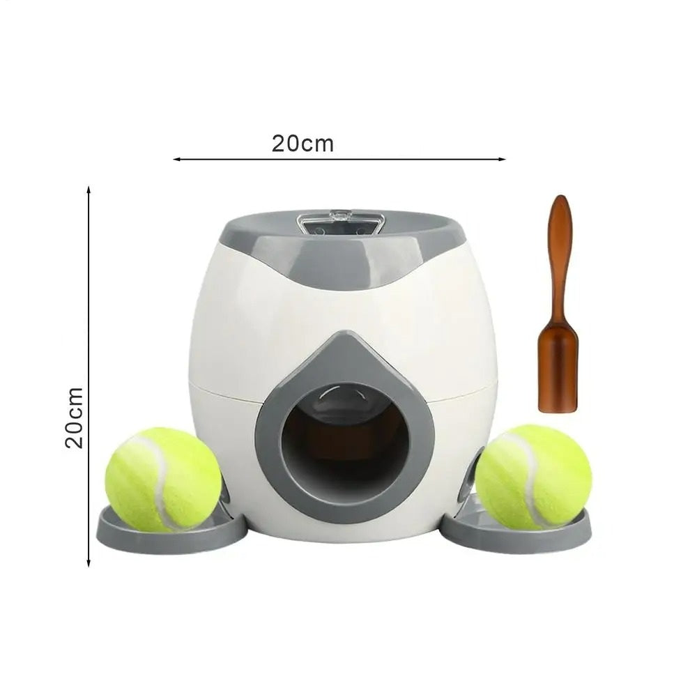 Automatic Ball Launcher & Treat-Dispensing Pet Toy – Flingo™