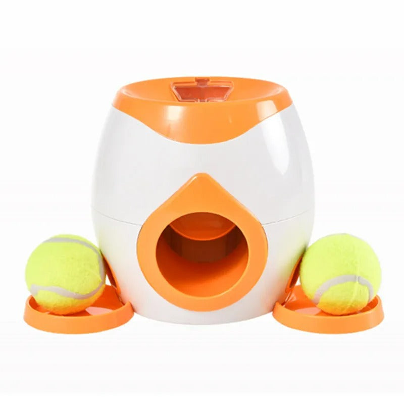 Automatic Ball Launcher & Treat-Dispensing Pet Toy – Flingo™