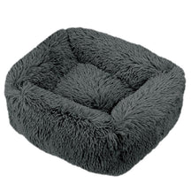 Square Puff Pet Bed with Plush Cotton Cushion, Cozy Design – Squishly™