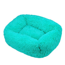 Square Puff Pet Bed with Plush Cotton Cushion, Cozy Design – Squishly™