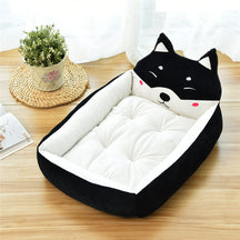 Cartoon Pet Bed with Removable Cushion for Dogs & Cats – Marnie™