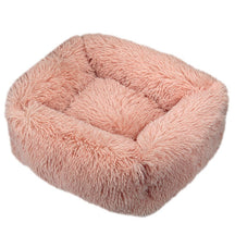 Square Puff Pet Bed with Plush Cotton Cushion, Cozy Design – Squishly™